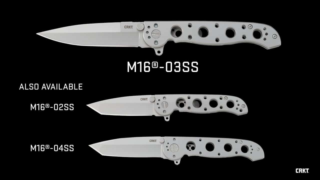 How to Close a CRKT M16 Knife Properly?
