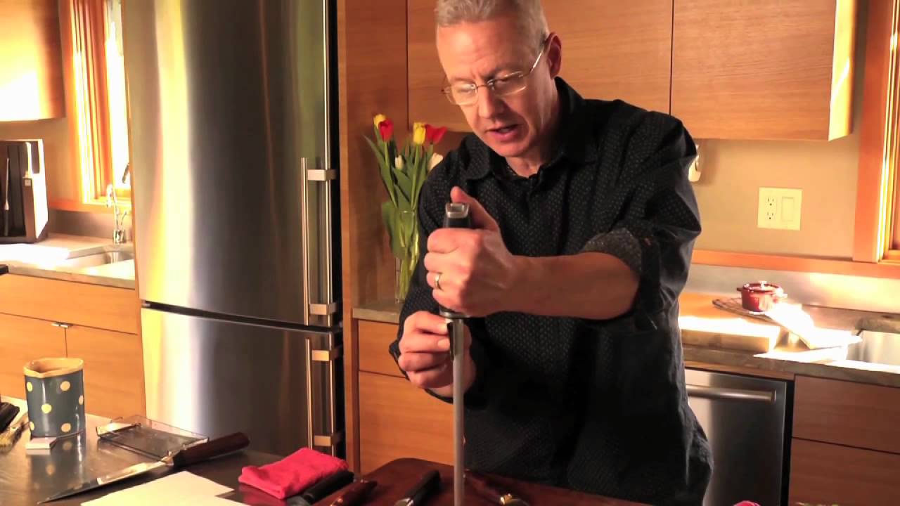 Video Thumbnail: How To Use A Sharpening Steel With Master Bladesmith Bob Kramer